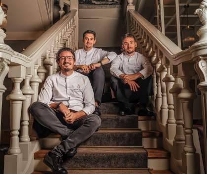 Restaurant Amicis · Alexandre Baumard et ses équipes · Chef étoilé Bordeaux